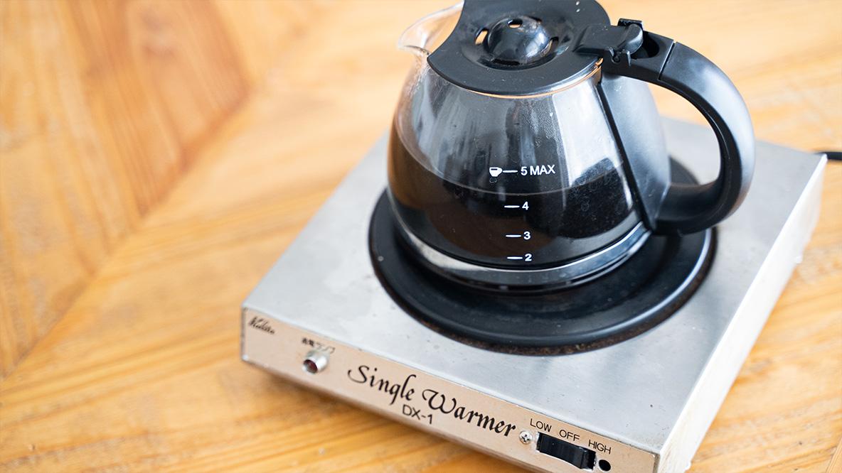 肌寒くなってきたから、カリタの業務用コーヒーウォーマーで、あつあつ