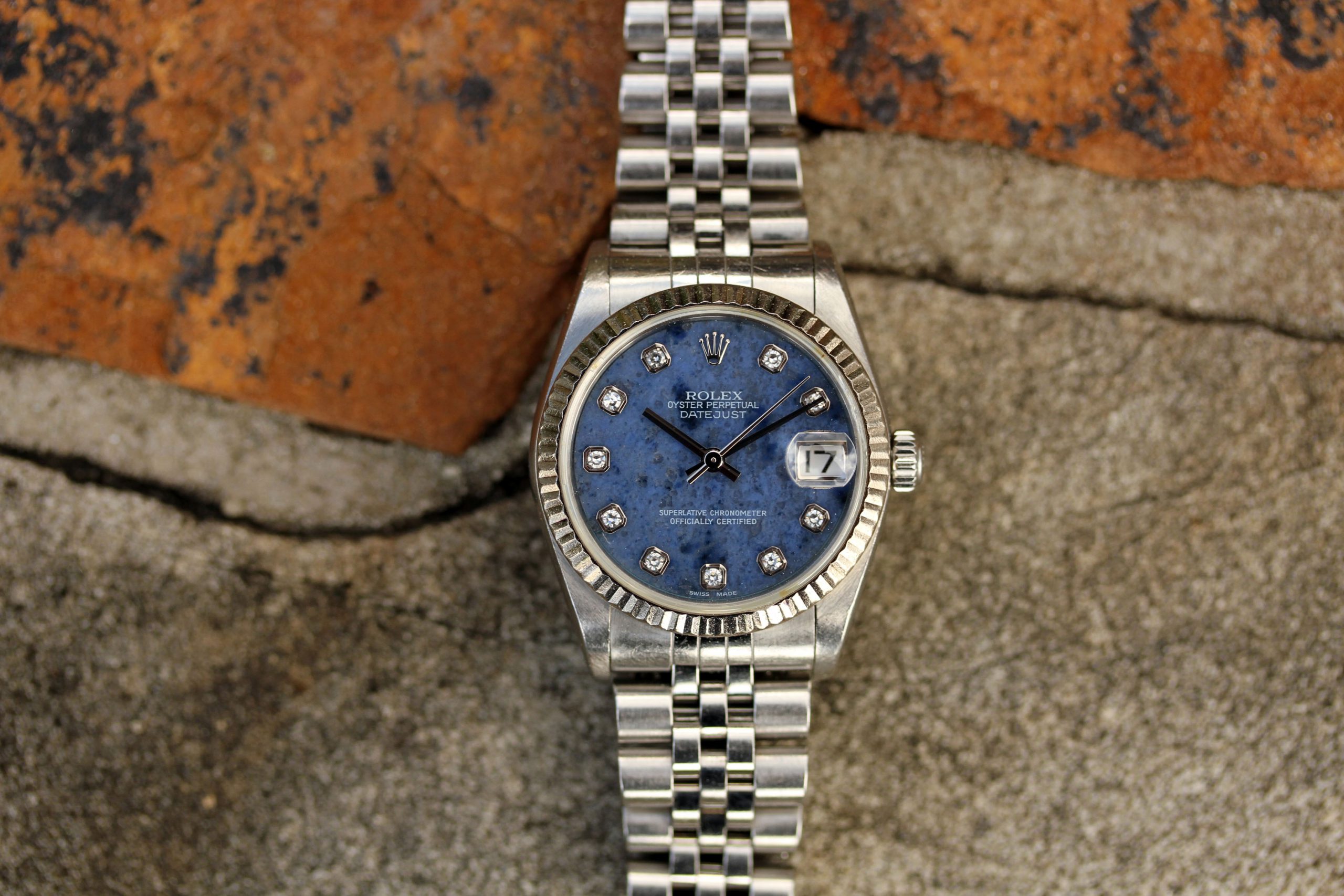 1999 Rolex DateJust ref. 78274 MidSize 31mm “Factory Sodalite