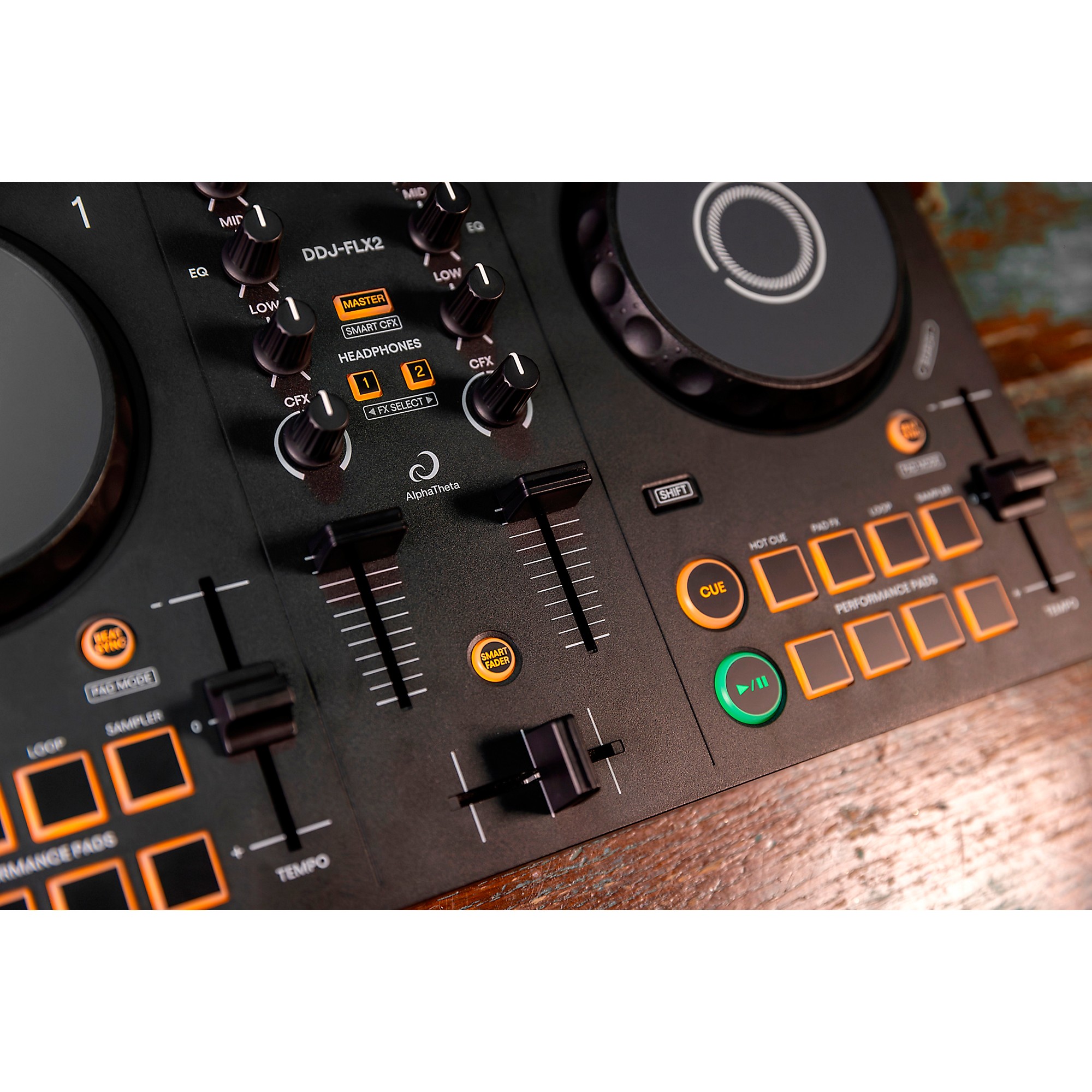 AlphaTheta DDJ-FLX2 Entry-Level DJ Controller for rekordbox and