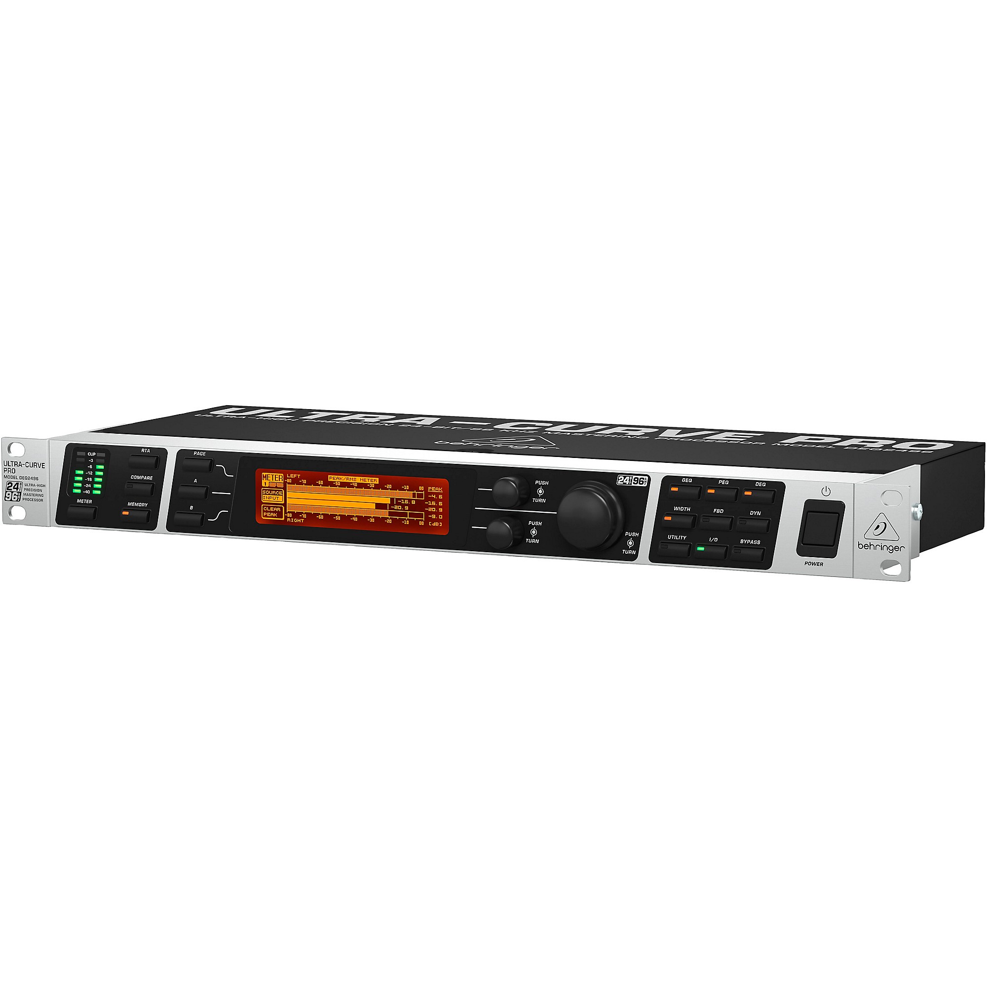 Behringer ULTRACURVE PRO DEQ2496 2-Channel Equalizer and Mastering
