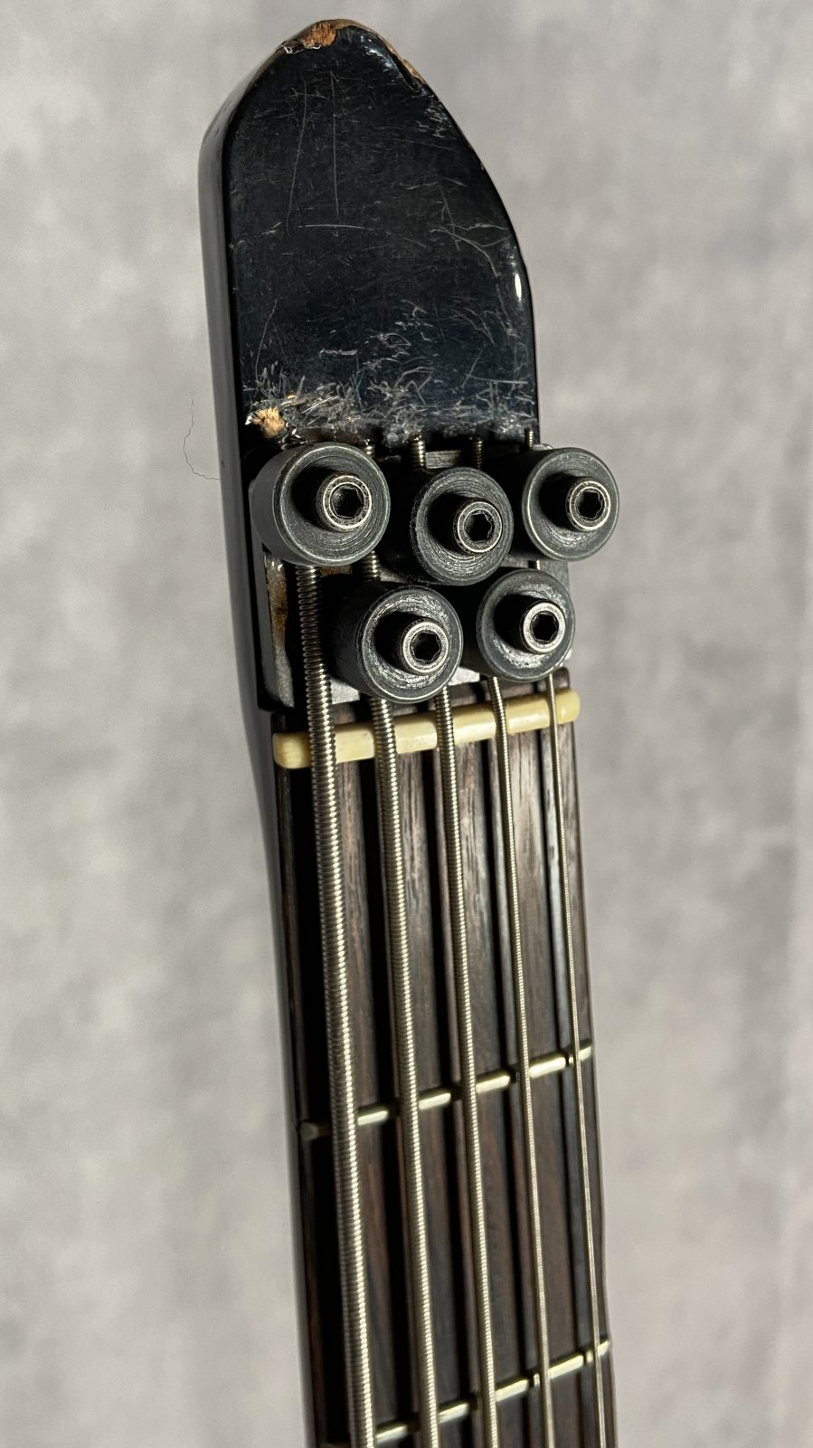 1987 Yamaha BX-5 Headless 5-String Bass - Black