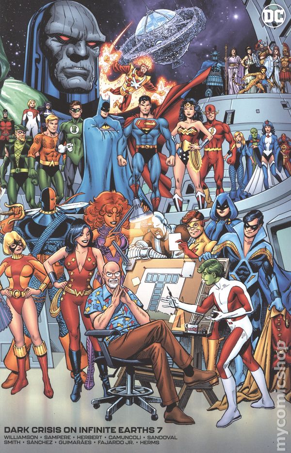 Crisis on Infinite Earths comic books issue 7