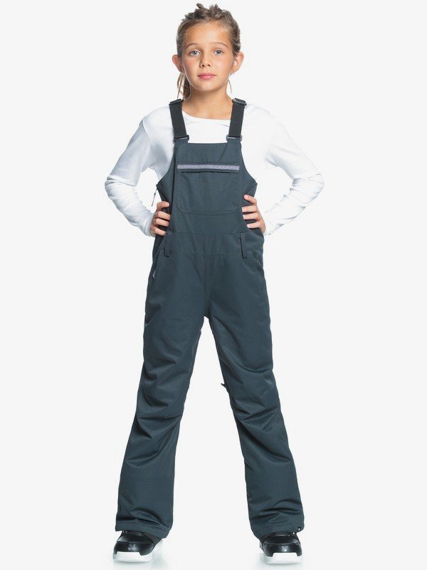 Roxy Non Stop Snow Bib Pants for Girls 8-16 - 194476029303