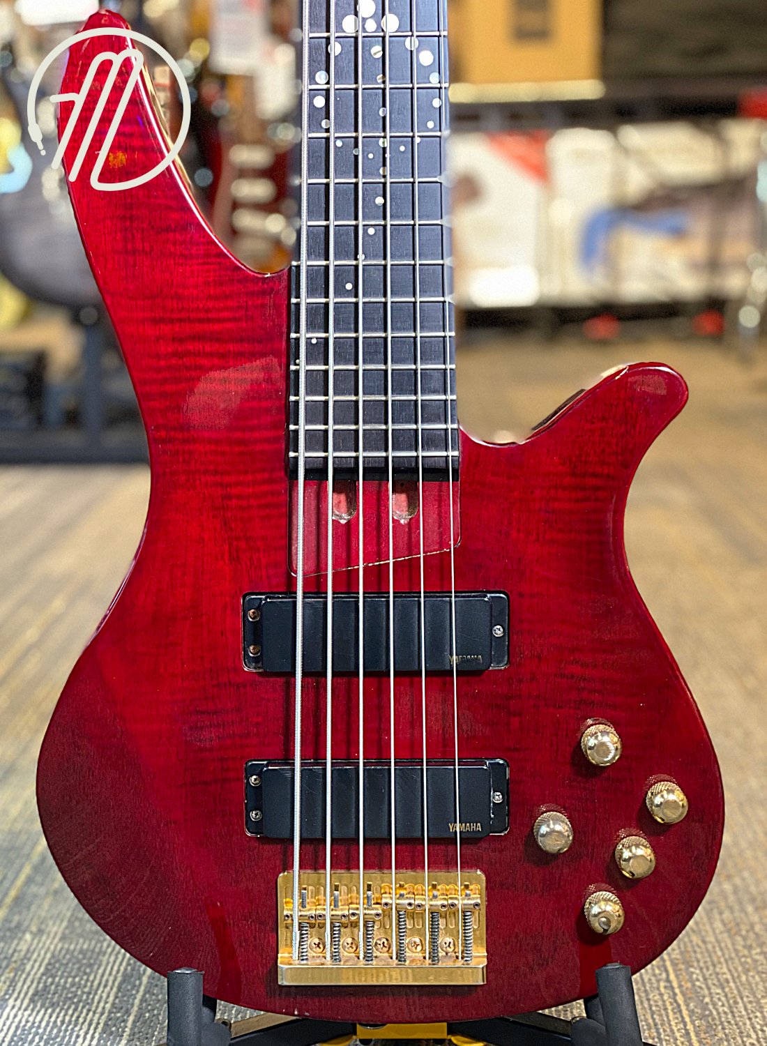Yamaha RBX6JM John Myung 6-String Ruby Red Bass, No Case USED