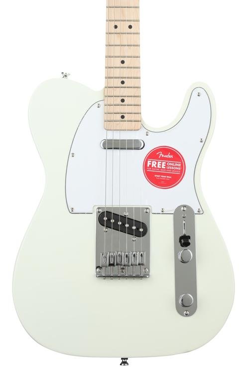 Fender Squire Affinity Telecaster with a Maple Neck in Arctic
