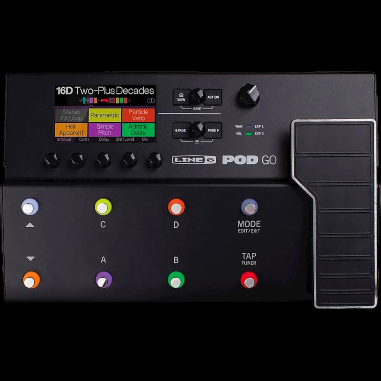 Line 6 POD Go Guitar Multi-effects Floor Processor - 614252307253