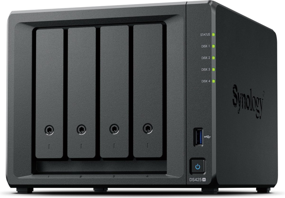Synology DiskStation DS425+ - NAS - 4 bay (plus 2x M.2 slots) - 2