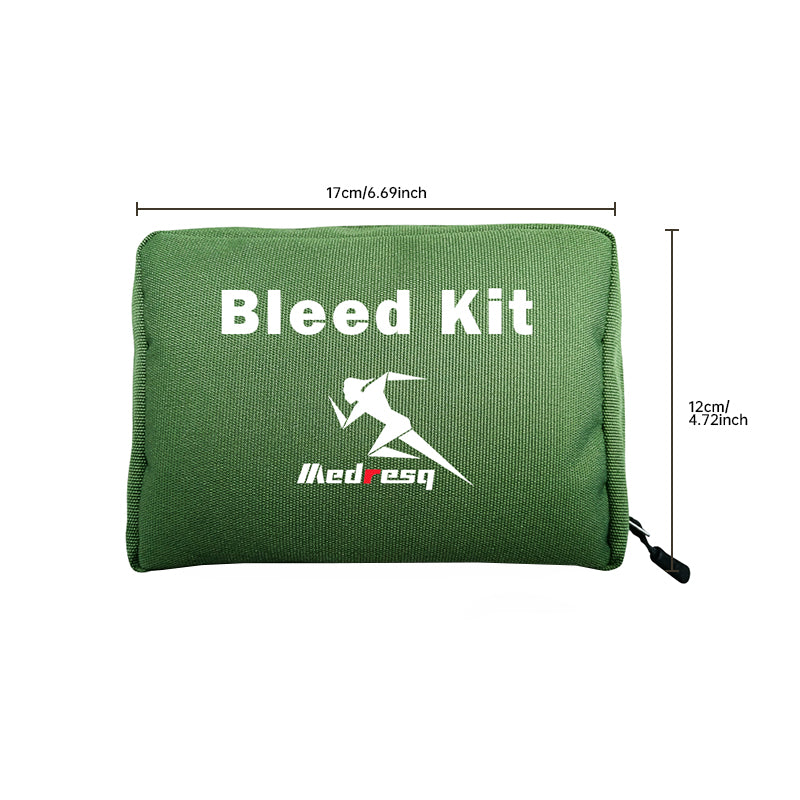 MEDRESQ First Aid Bleeding Control Kit, Including Tourniquet