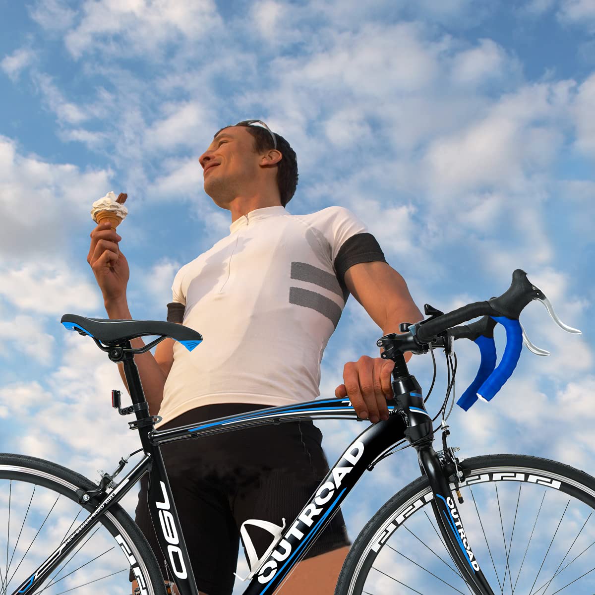 Outroad Road Bike 21 Speed 700C Wheel Wheels with Aluminum Alloy