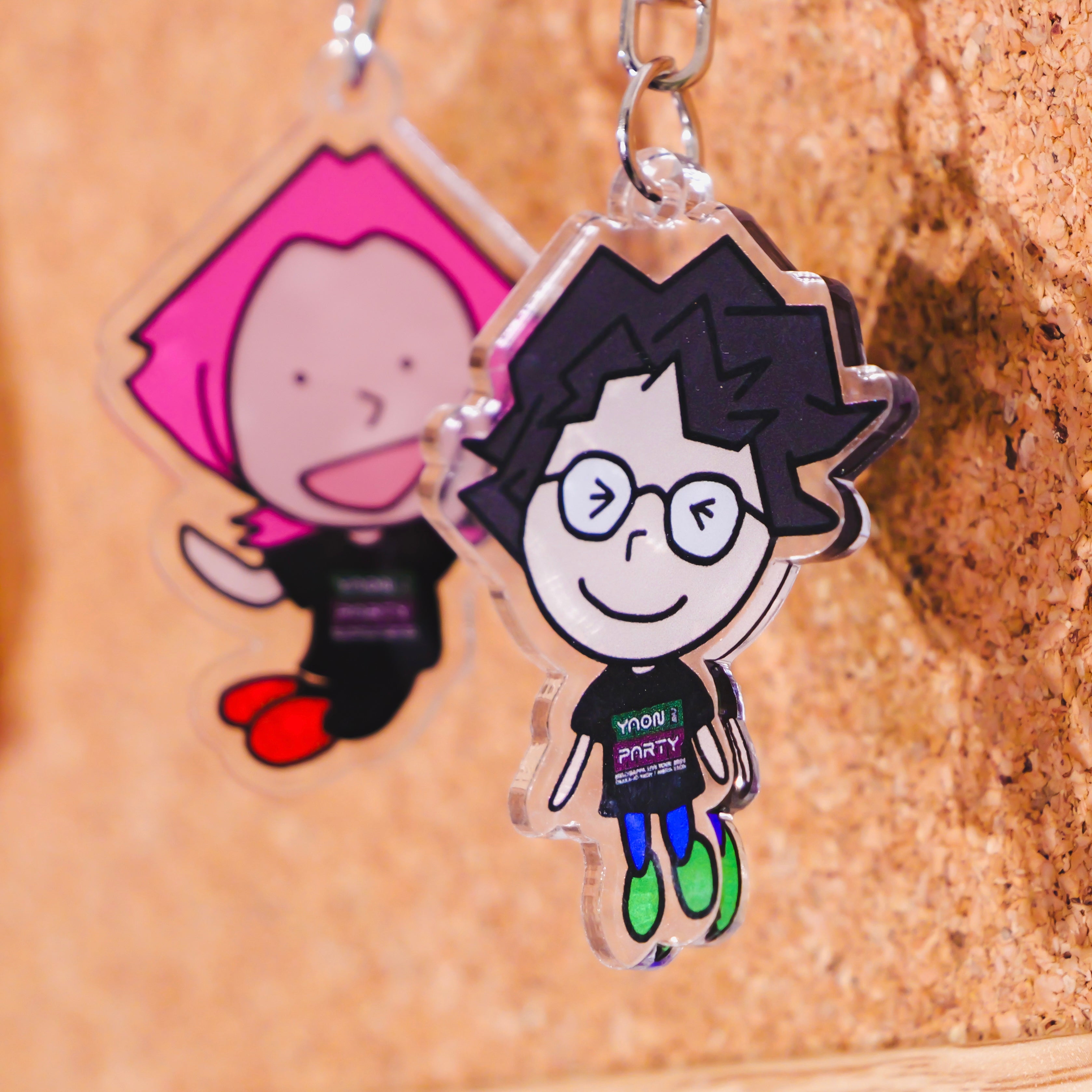 飛んで歌うMELOGAPPAのアクリルキーホルダーセット