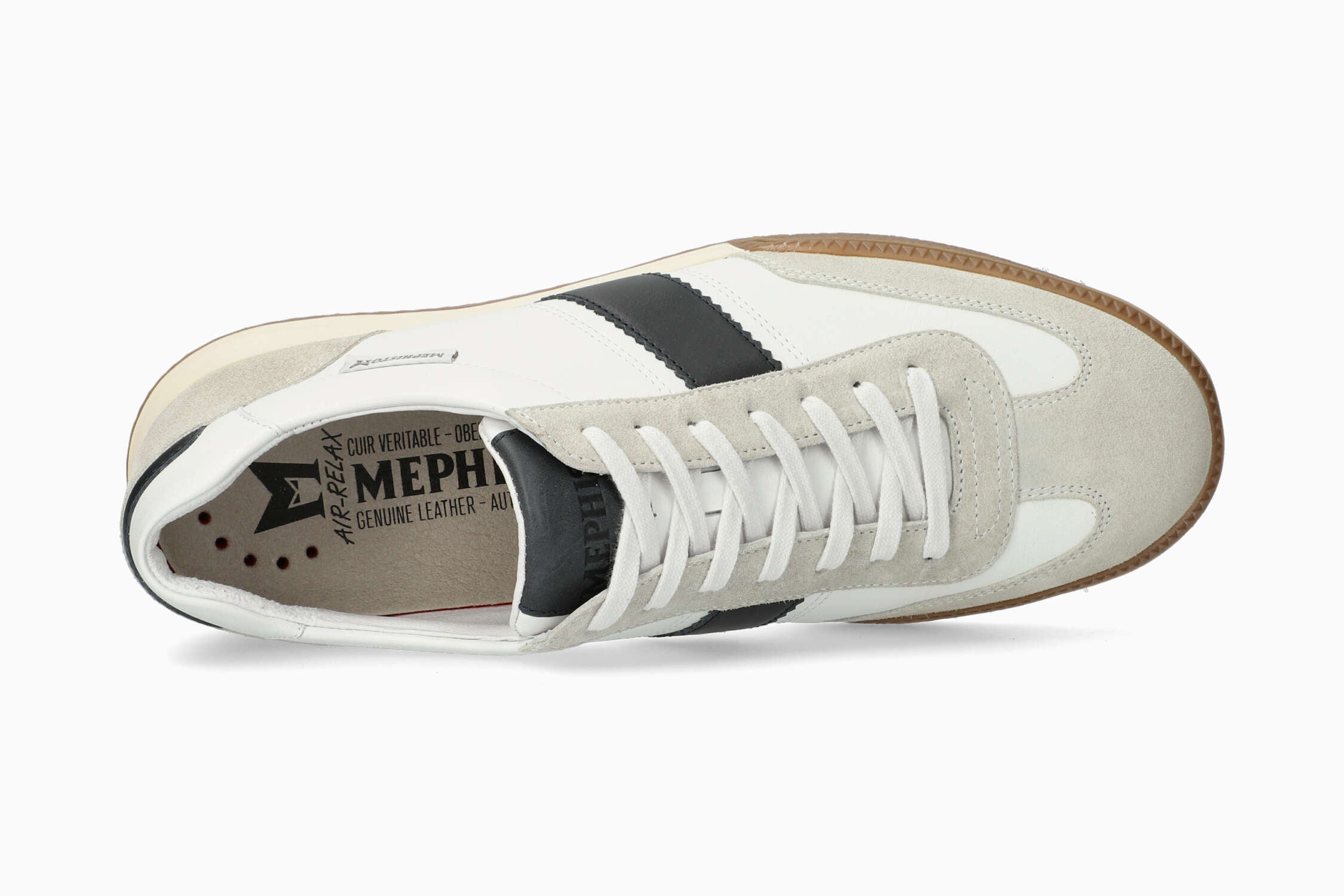 Mephisto Elyo | Men Sneaker Grey Leather Smooth | Mephisto USA