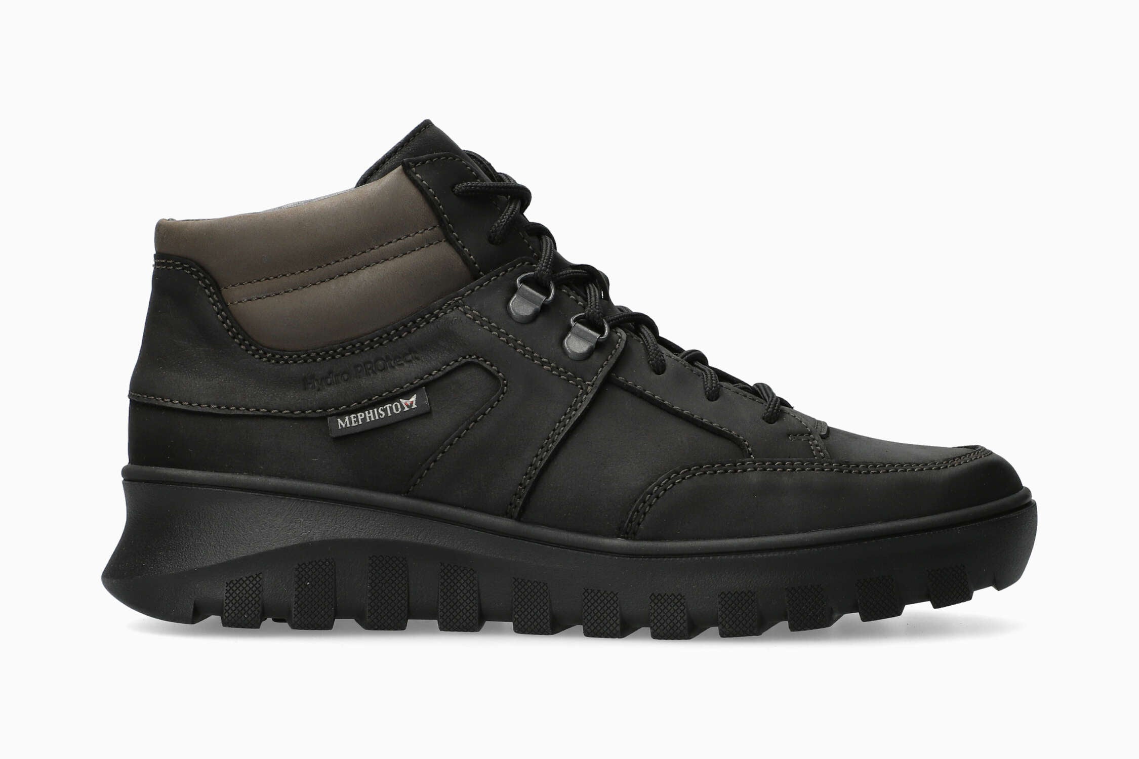 MEPHISTO FOSCO | Men Outdoor Shoes Black Leather Smooth | Mephisto USA