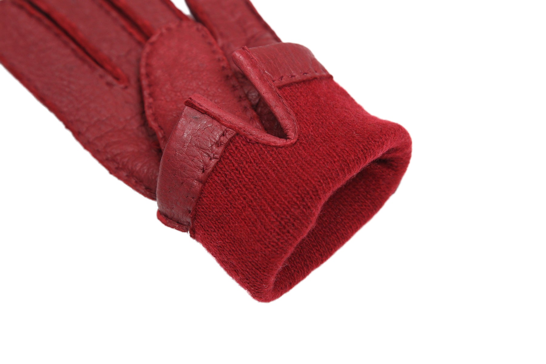 レディース手袋◇ペッカリー◇ダークレッド/DK RED《カシミヤ 》 – Merola