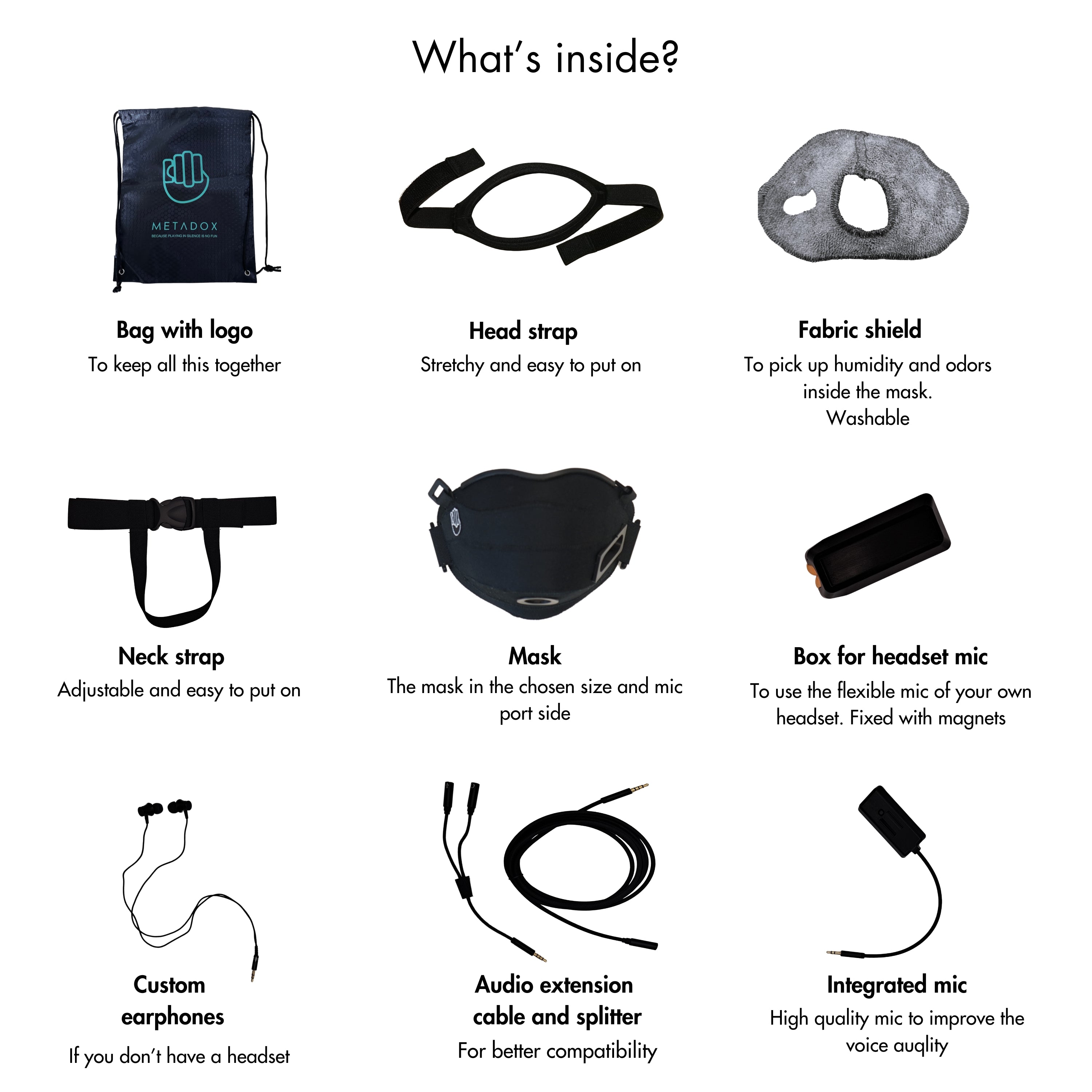 OMBRA - 防音マスク – METADOX