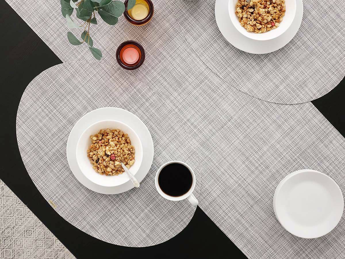 チルウィッチ ランチョンマット ミニバスケットウィーブ｜ライトグレー