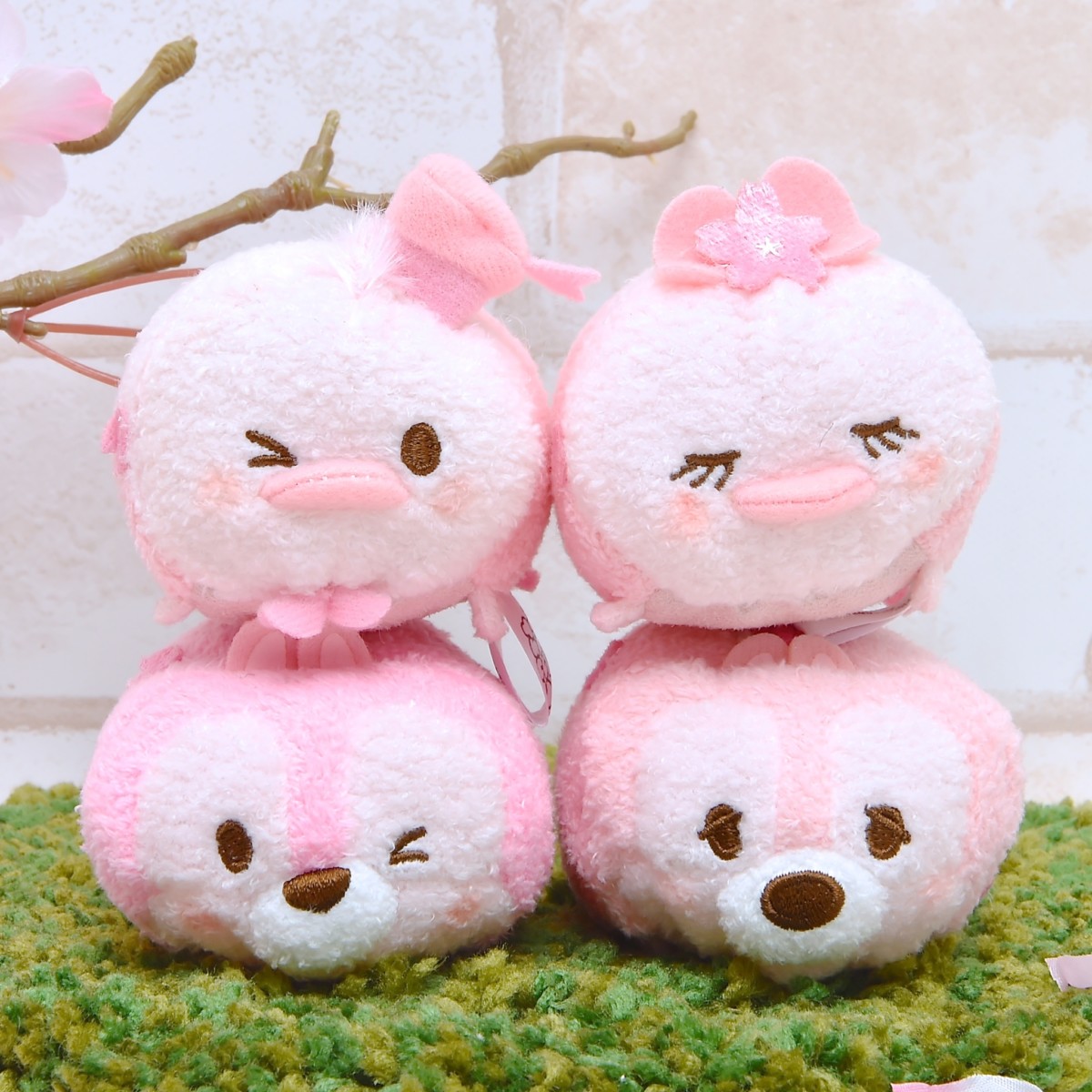 桜色に染まって春らしく！ディズニーストア「ツムツム ぬいぐるみ