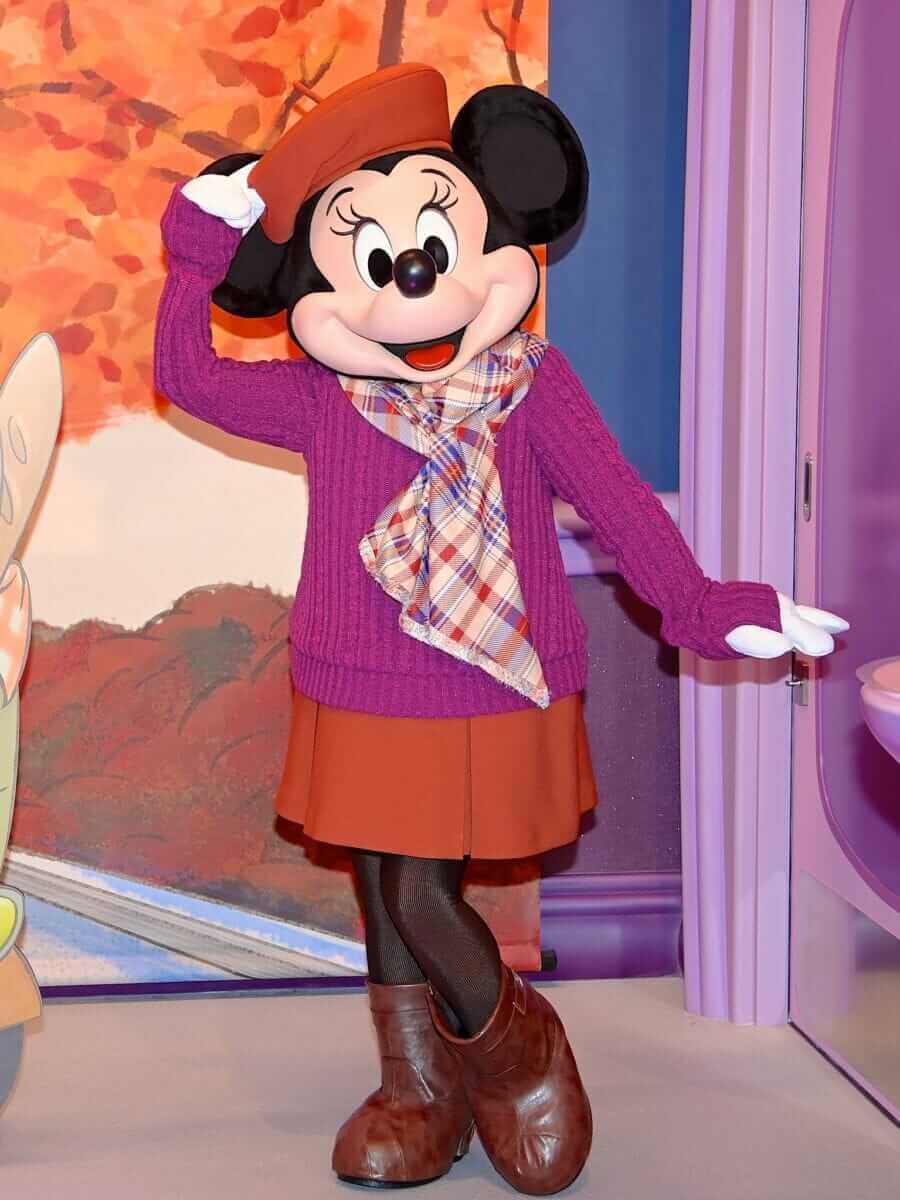 秋コスチュームのミニーマウス！東京ディズニーランド「ミニーの