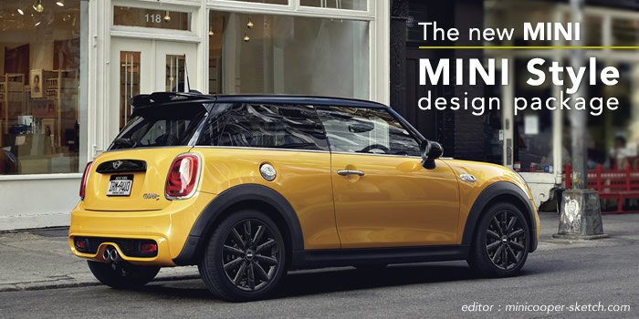MINI 3ドア/5ドアに7種のデザインパッケージ「MINIスタイル」登場