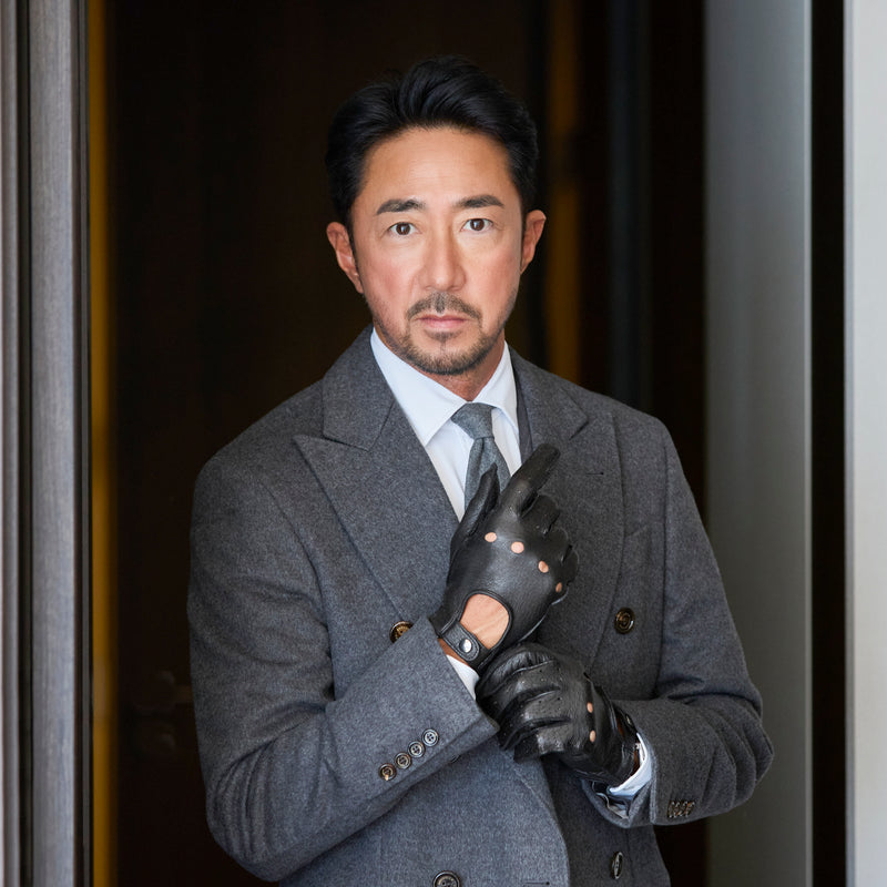 干場別注 ペッカリーレザーグローブ ブラック – MINIMAL WARDROBE