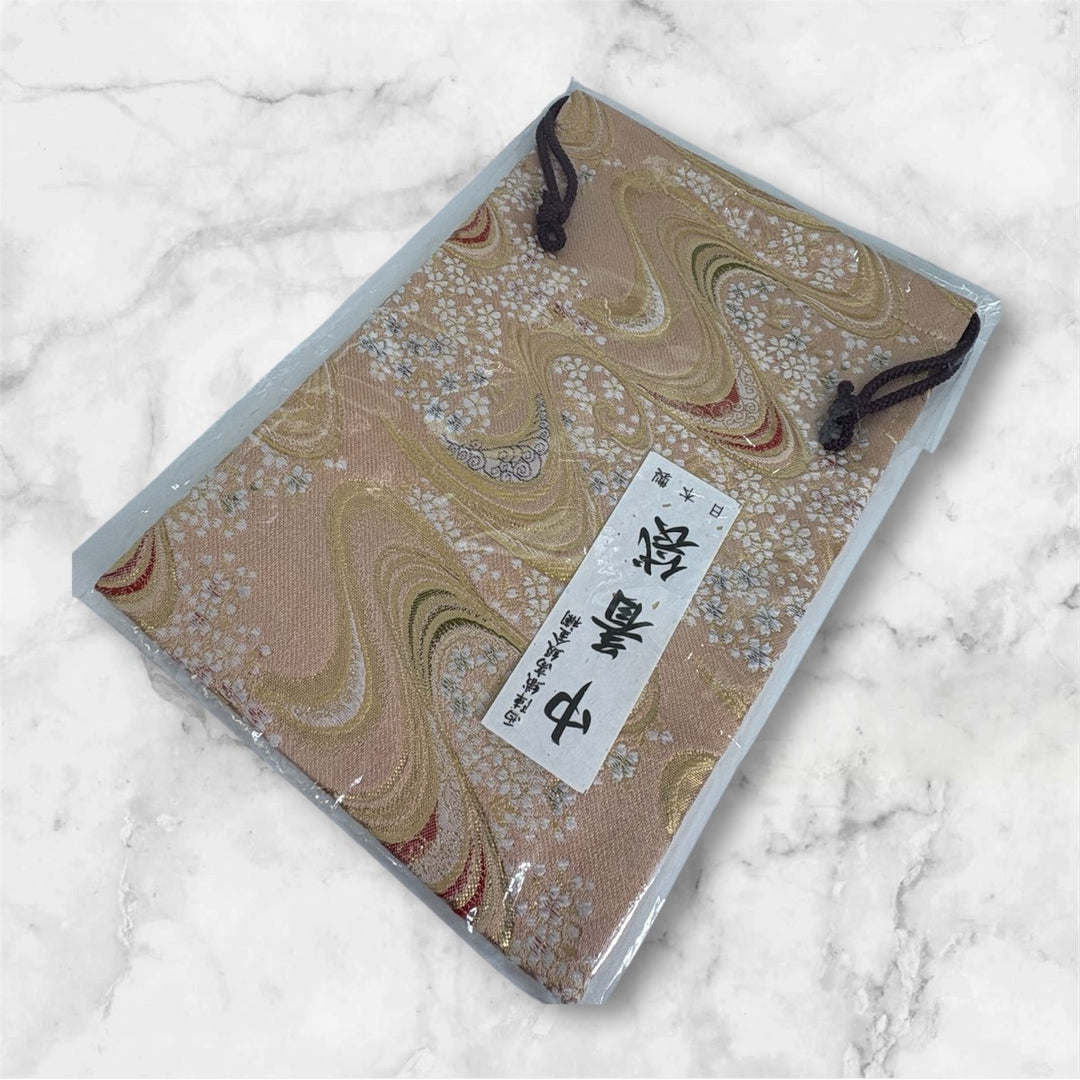 身延山 紫雲堂】 巾着袋 日本製 西陣織高級金襴