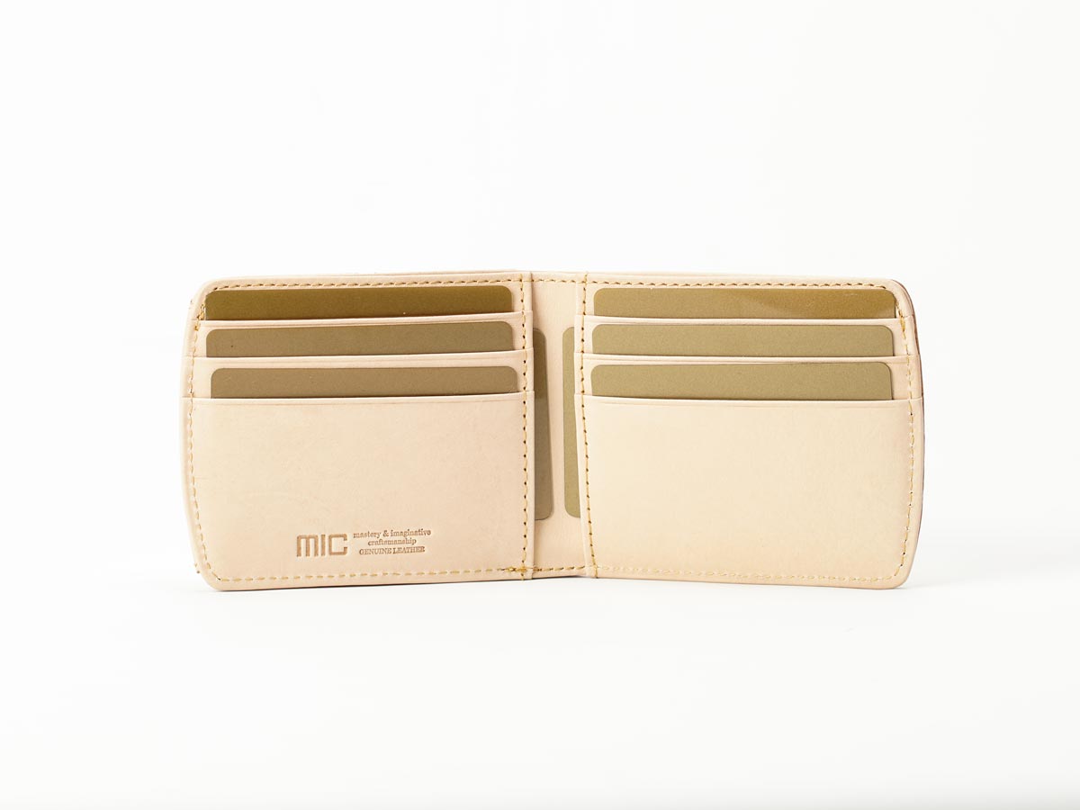 ナチュラルヌメ 外ボックス小銭入れヒップポケット革財布 | 革財布のお