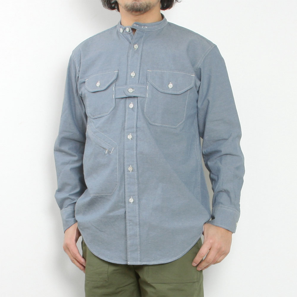 ENGINEERED GARMENTS[エンジニアド ガーメンツ]Banded Collar Shirt