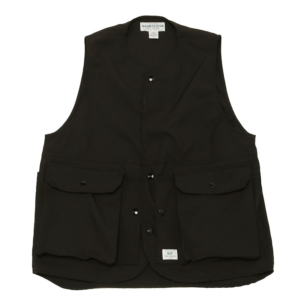 SASSAFRAS[ササフラス]Cultivator Vest Wool Like Tropical SF-242102