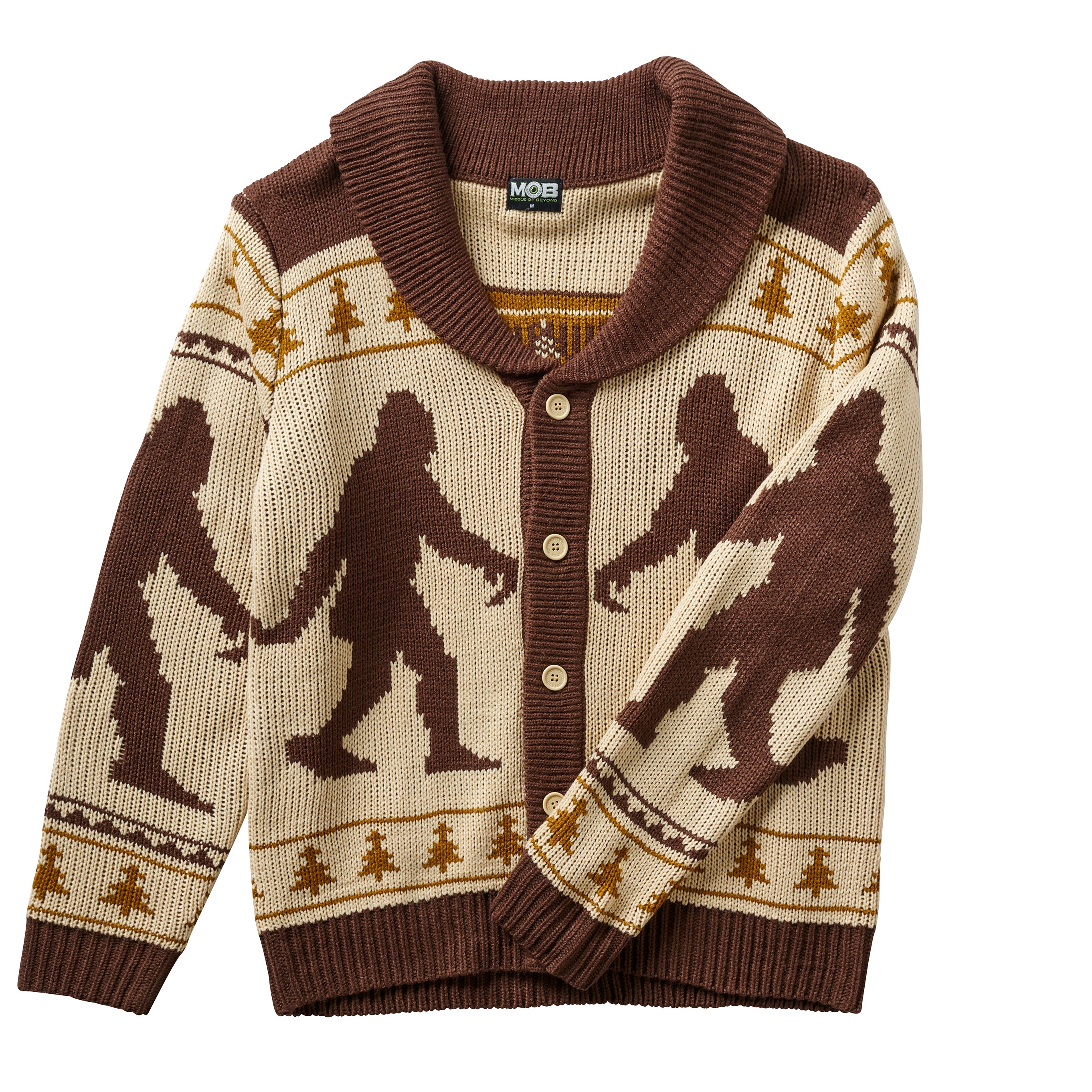 Bigfoot Sasquatch Cardigan – Middle of Beyond