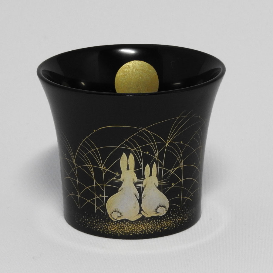 中島忠平漆器店＞ぐい呑み・月見うさぎ | 石川県輪島市 | 三越伊勢丹