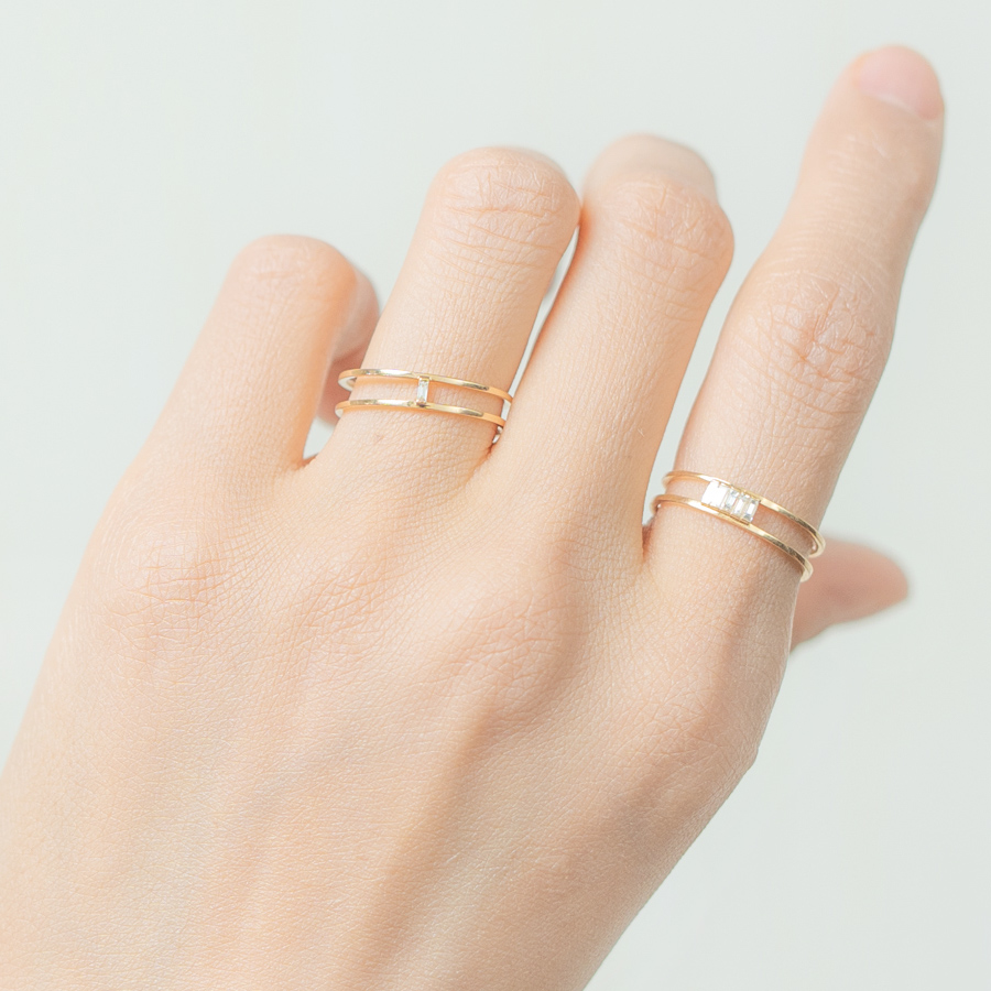 ONOV LUXE＞リング GIANNA ダイヤ 0.01ct K18 | 山梨県甲府市 | 三越