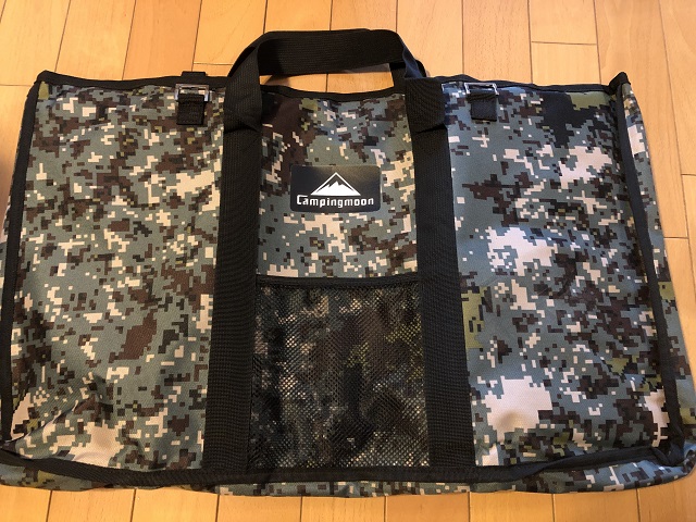 誤記】薪グリルラージの収納用に、CAMPING MOONのバッグを買ってみた