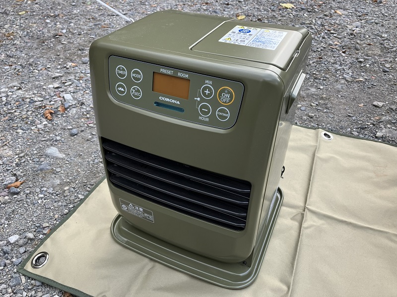 ポータブル電源で使えるモバイル石油ファンヒーター！コロナ FH-CPF25A