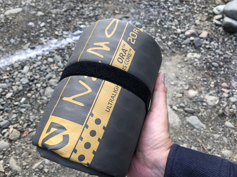 マットは小さく畳みたい。NEMO ORA20R（ニーモオーラ20R）レビュー