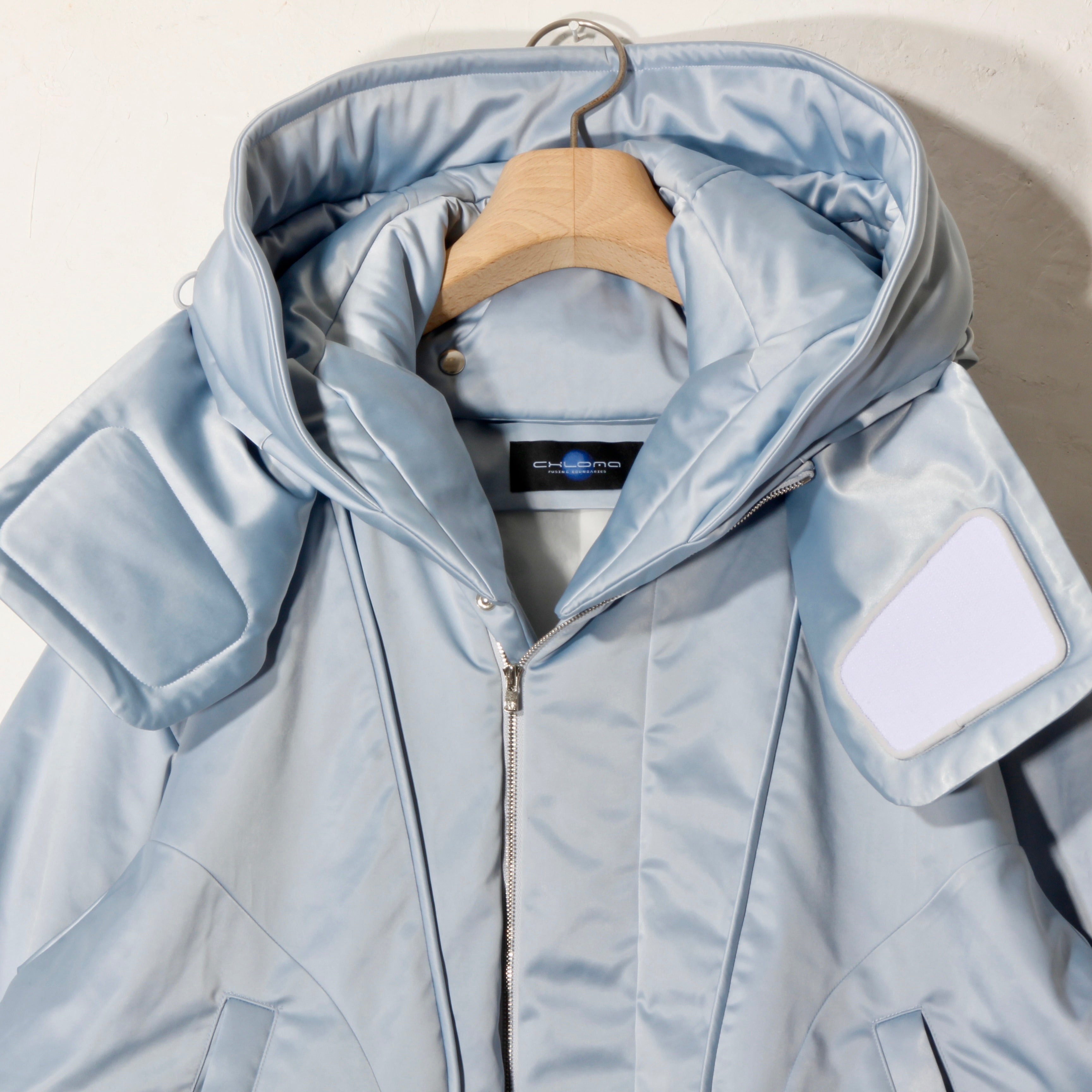 シェルターコート:round model / セルリアンシルバー – MIKIRIHASSHIN