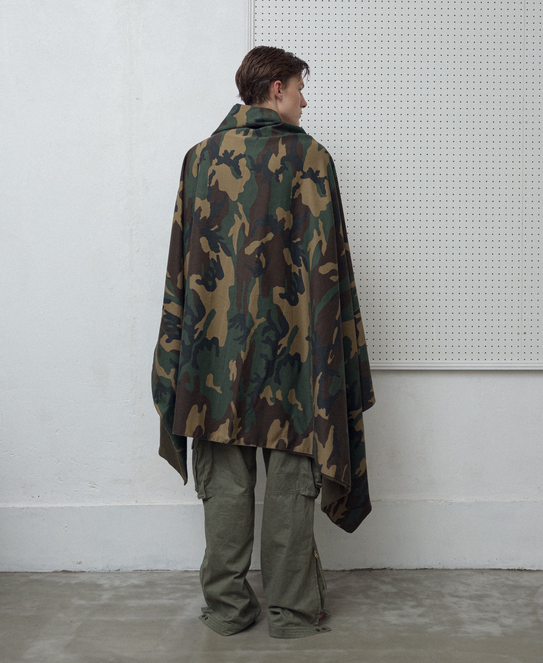 フリース裏地付きカモフラージュブランケット – F. M.C.D. Japan Store