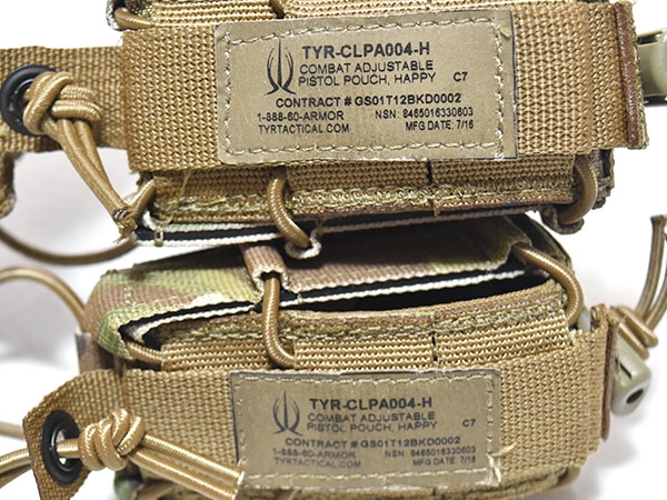 2個セット 米軍実物 官給品 TYR Tactical Combat Adjustable ピストル