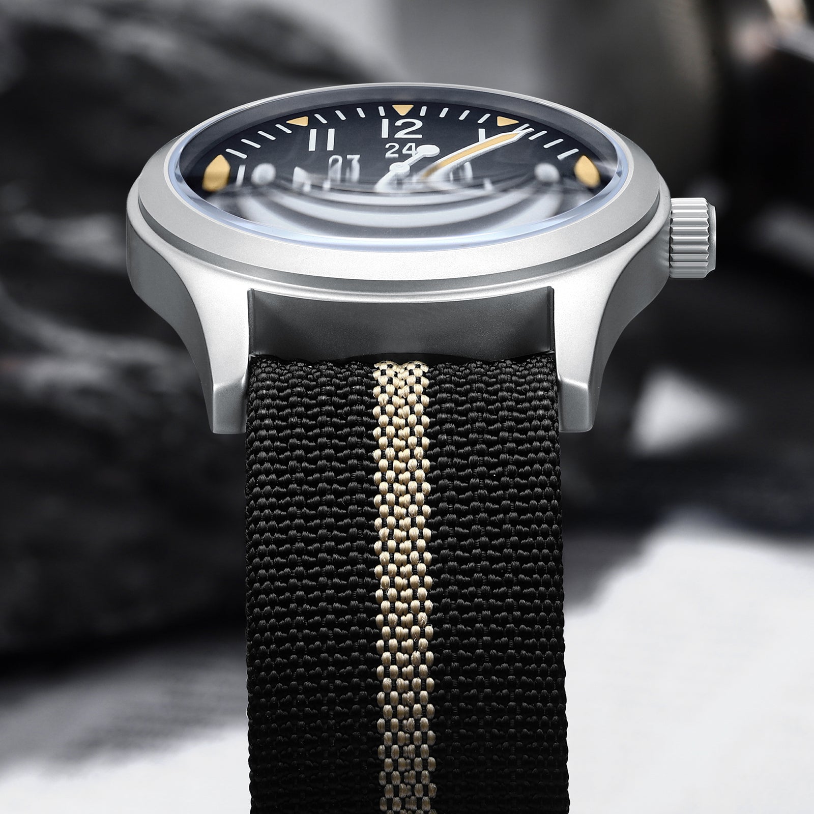 Militrek Field Quartz Men Watch 37mm VH31 Movement 100M Waterproof