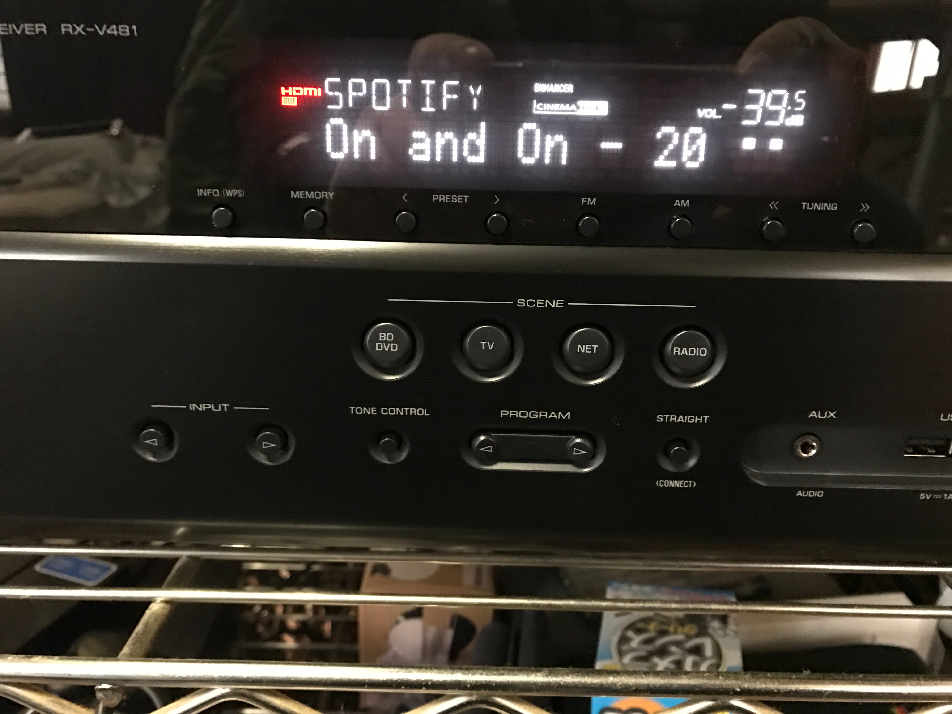 初めてのAVアンプYAHAMA RX-V481. こいつの決め手はBackspace.fmでも