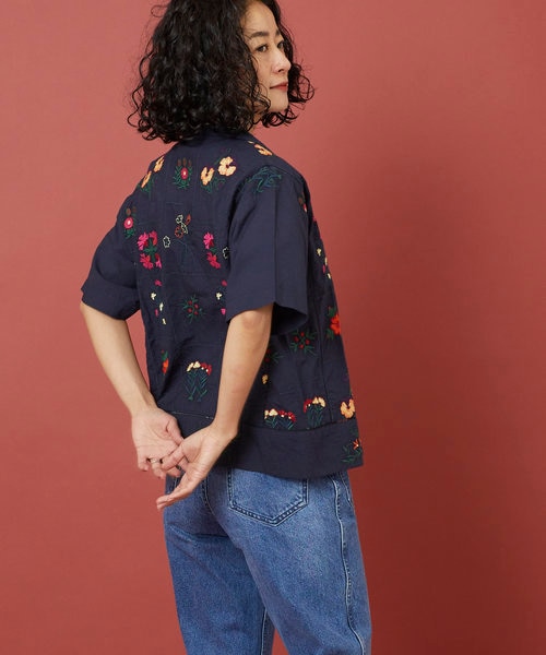 インドパッチワーク刺繍シャツ｜フリークスストアの通販｜&mall