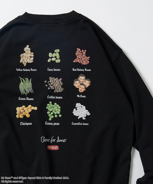 Mr. Bean /ミスタービーン Beans Sweat／ビーンズ クルーネック
