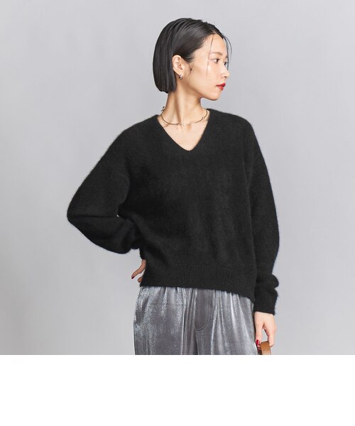 フォックスカシミヤブレンド Vネックニットプルオーバー｜ユナイテッド