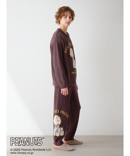 PEANUTS】【ONLINE限定】【HOMME】オリジナルアート ジャガードプル