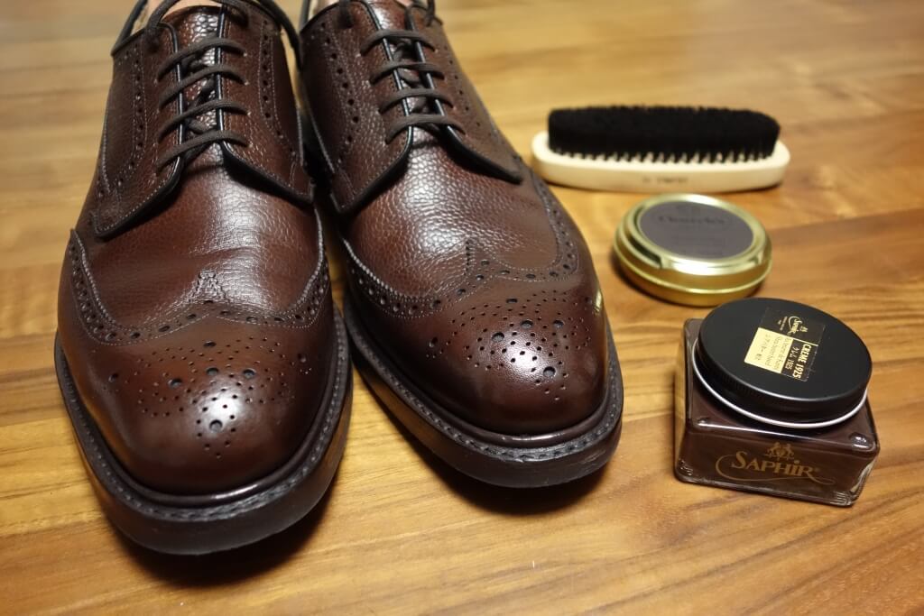 シボ革グレインレザーの靴のお手入れ(シボ革靴磨き) | ミウラな日々