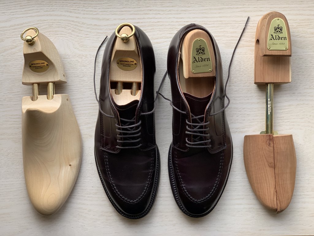 ALDENモディファイドラスト専用のシューツリーを買ってみた【純正