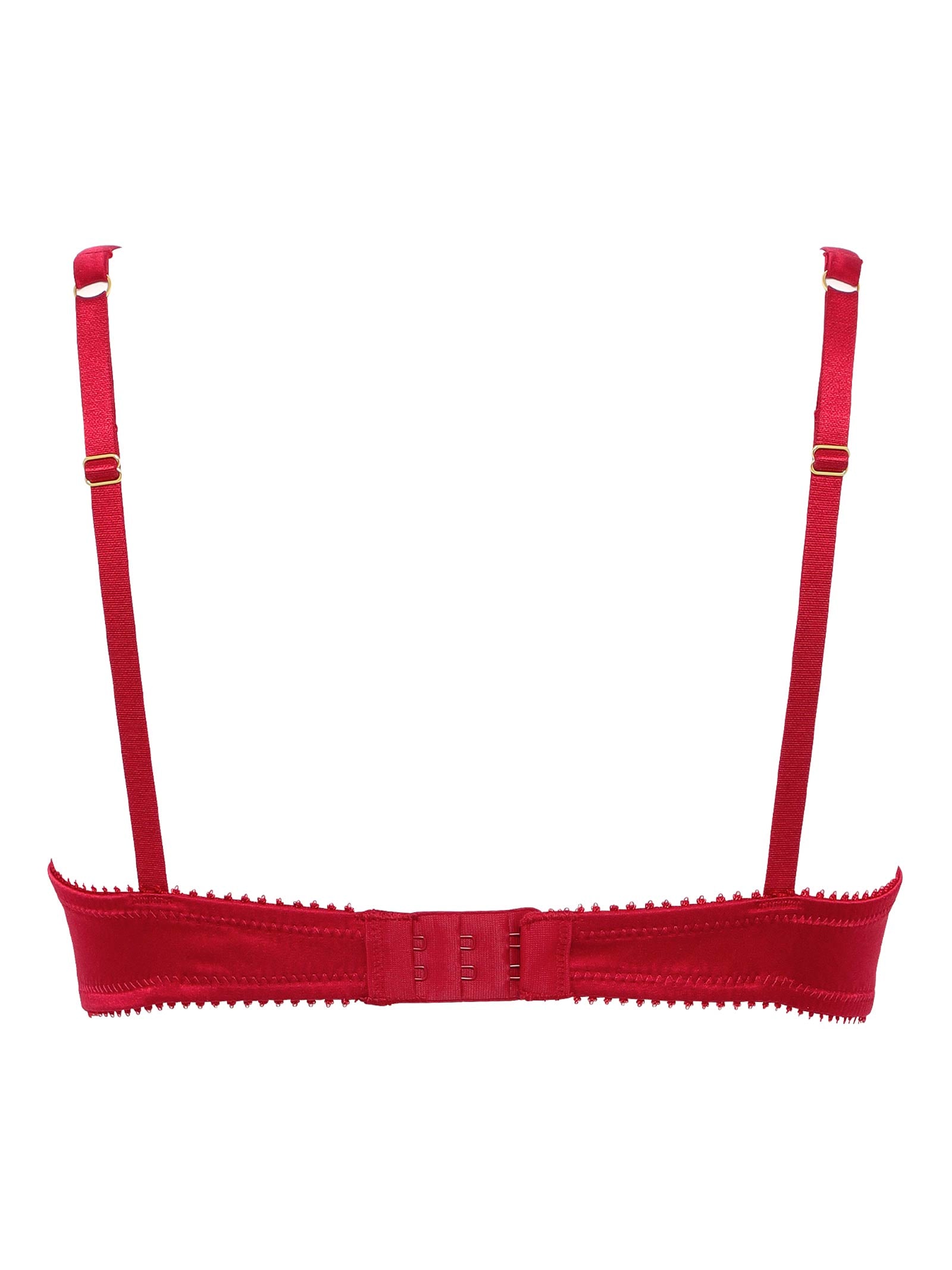 Silk Grace Bra シルクグレースブラ / RED | Mivera＆