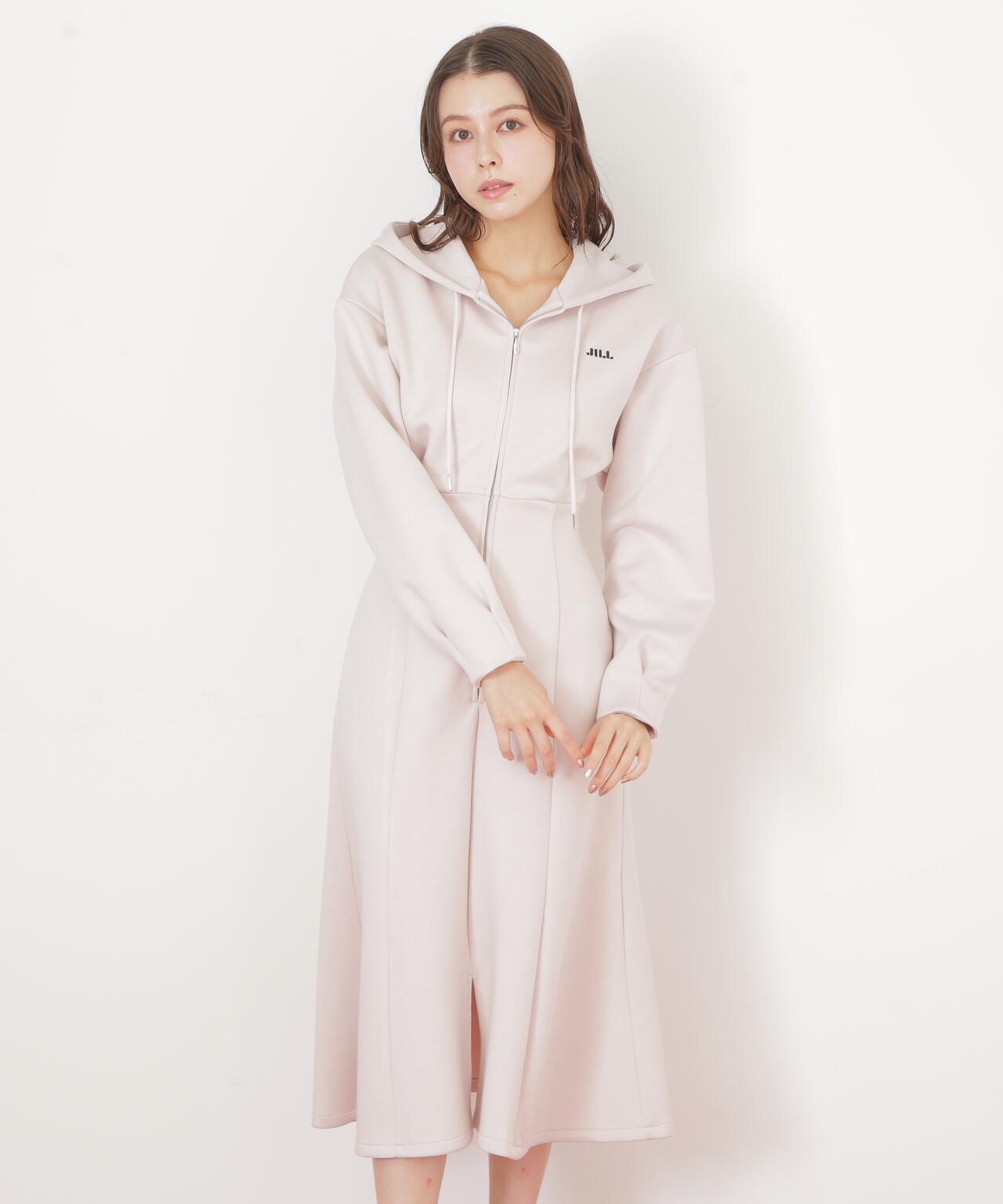 ダイバーフーディーロングワンピース | JILL by JILL STUART（ジル