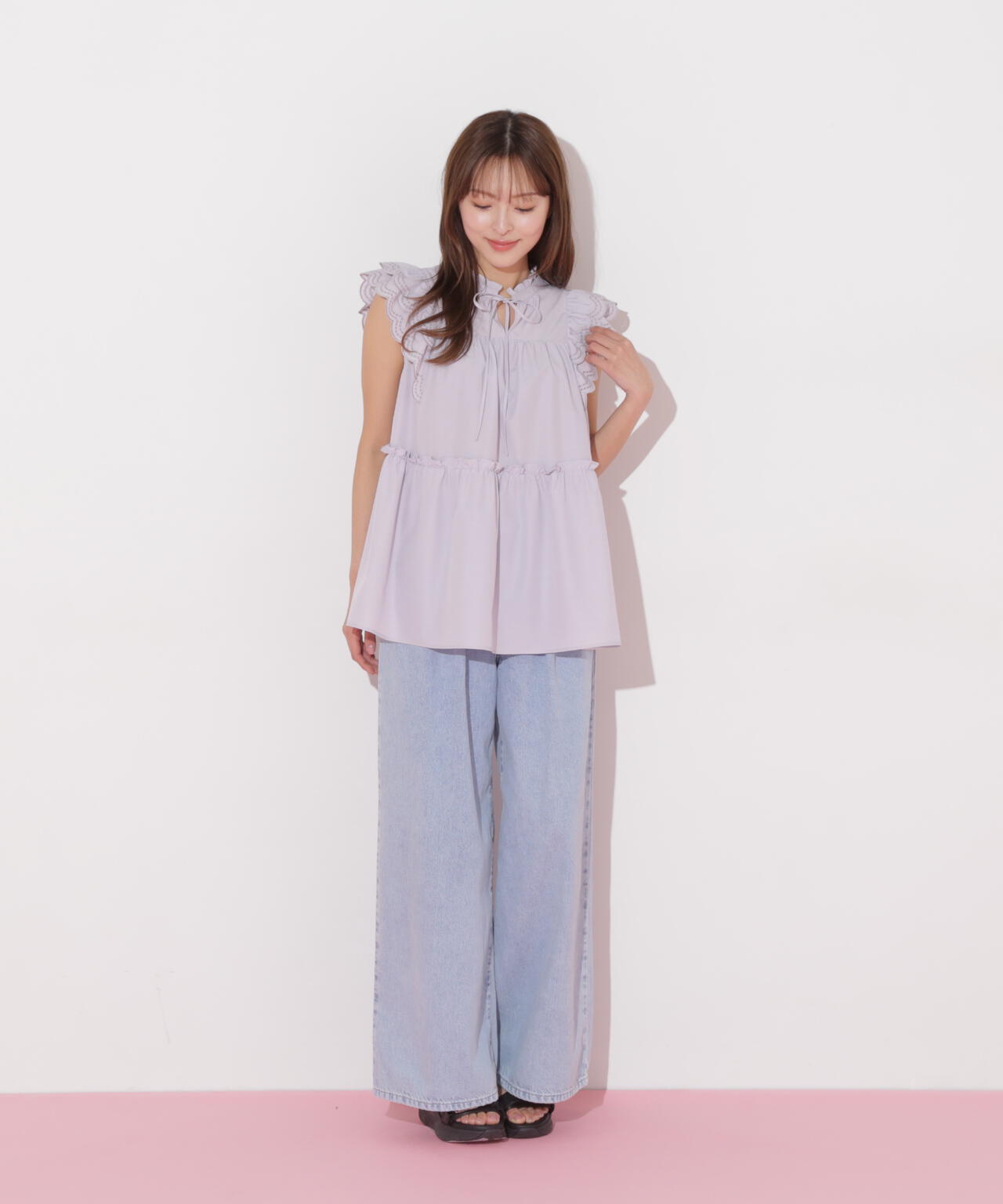 カットワークティアードチュニック | JILL by JILL STUART（ジル バイ