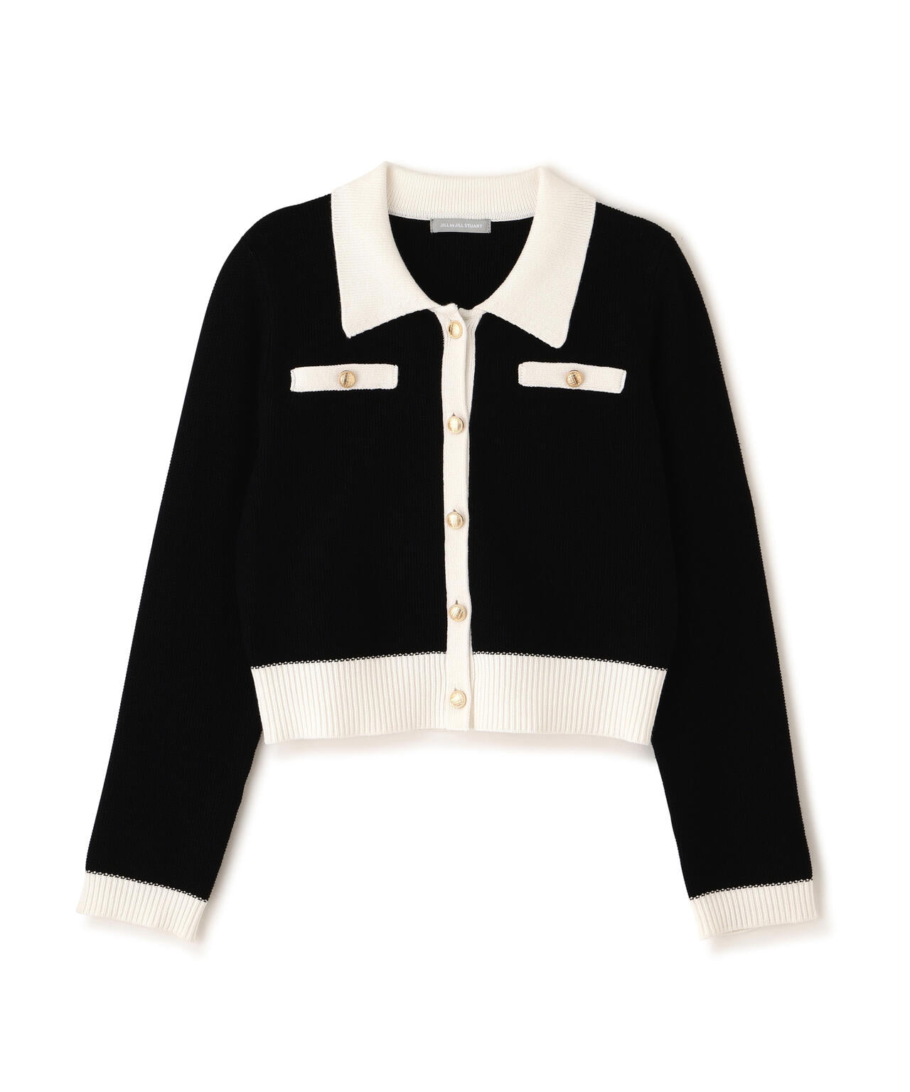 バイカラー衿付きカーディガン | JILL by JILL STUART（ジル バイ ジル