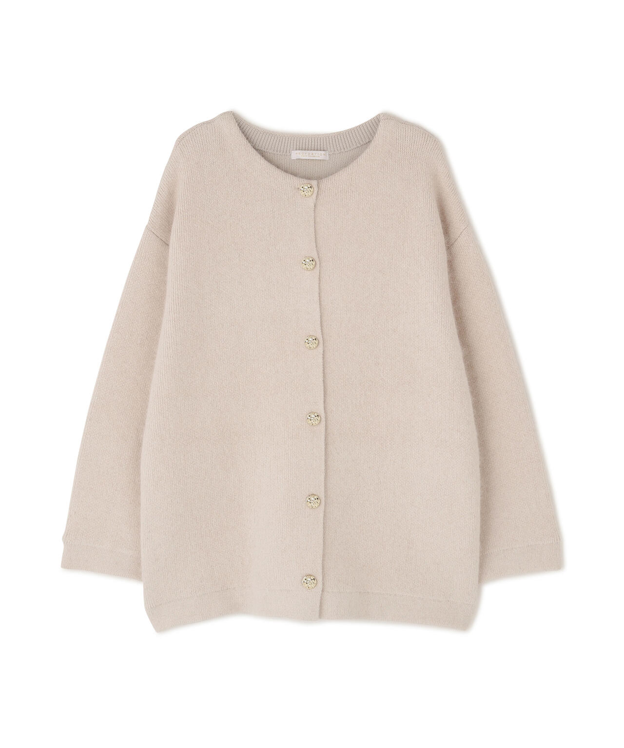 FOX混ダブルフェイスニットカーディガン | PROPORTION BODY DRESSING