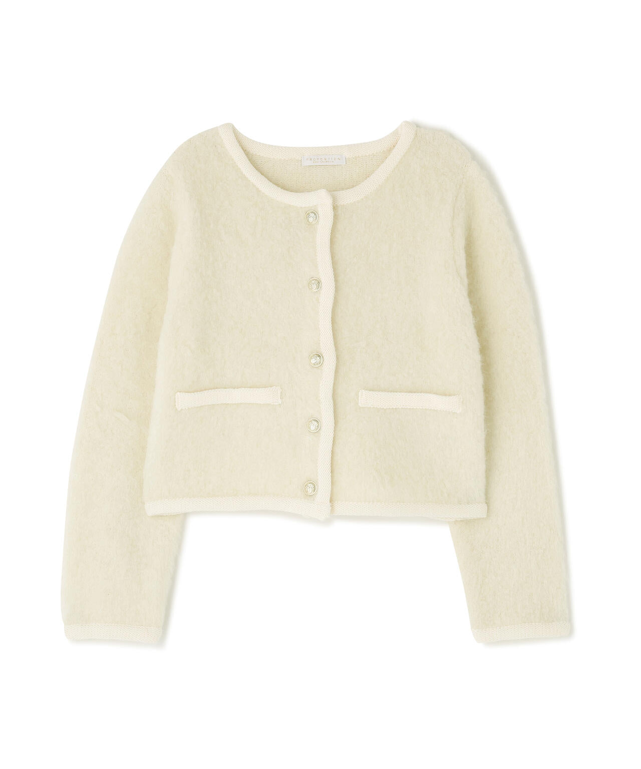 青島心さん着用】シャギーニットジャケット | PROPORTION BODY